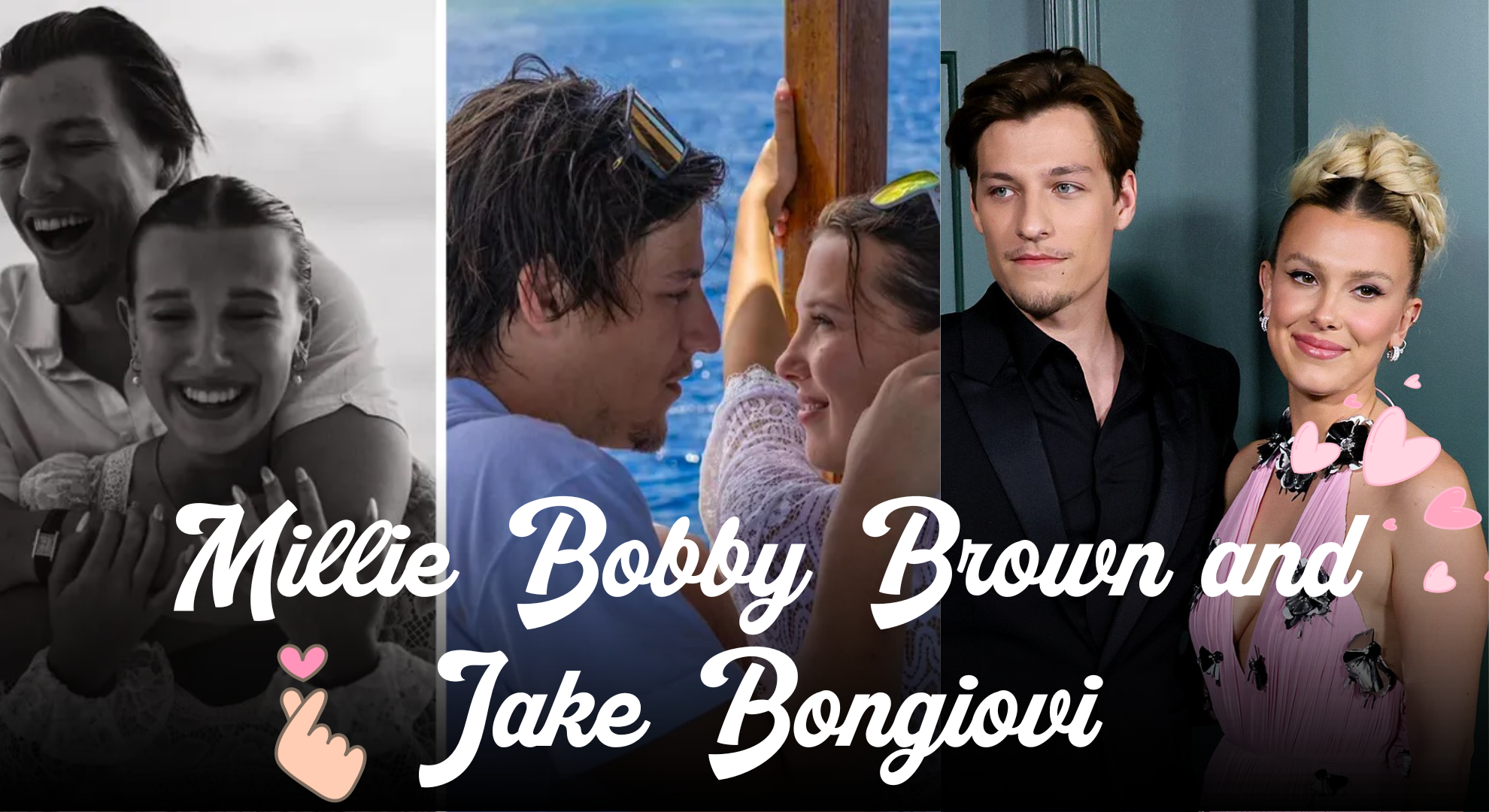 Millie Bobby Brown and Jake Bongiovi